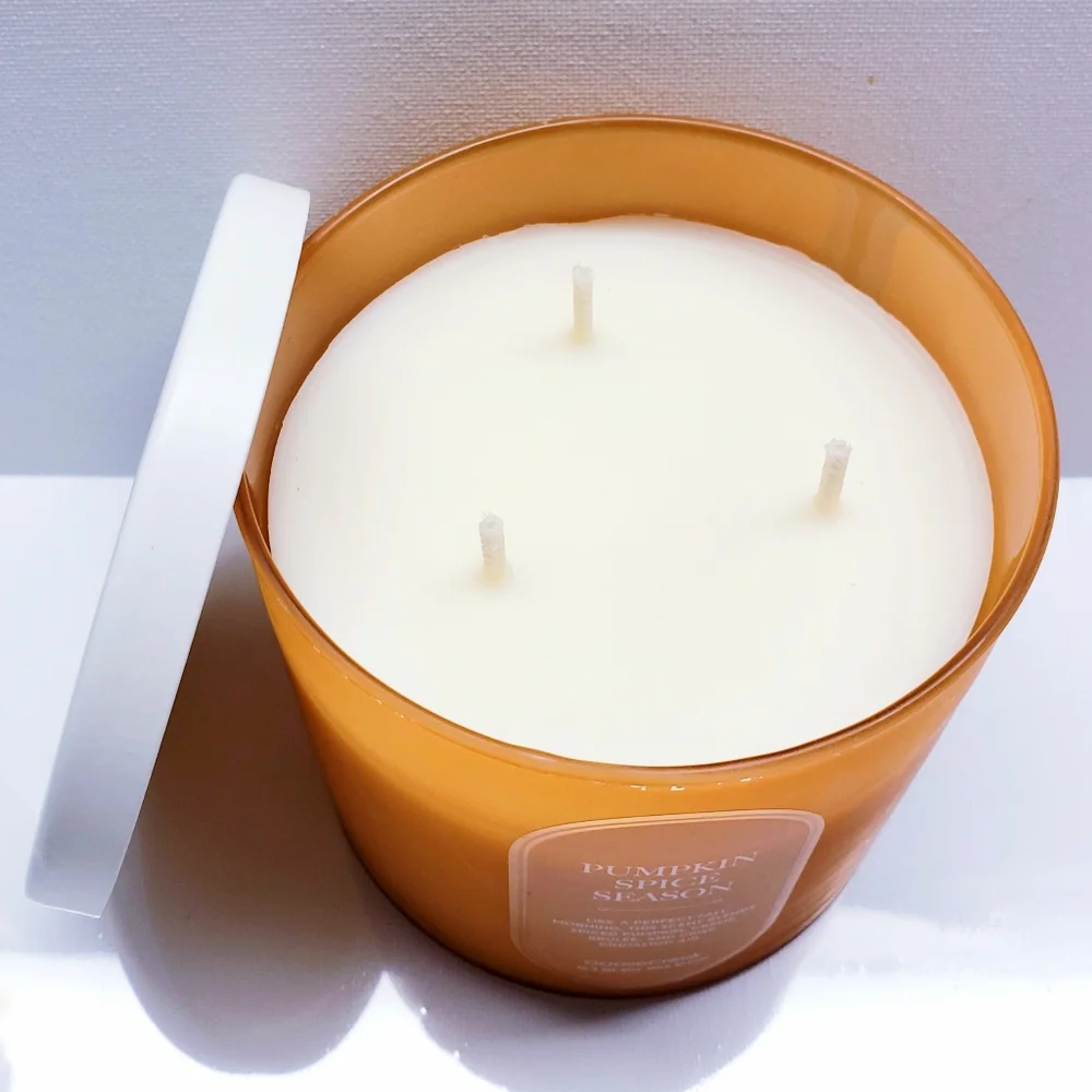 Goose Creek PUMPKIN SPICE SEASON Large 3-Wick Scented Candle, 14.5 Oz